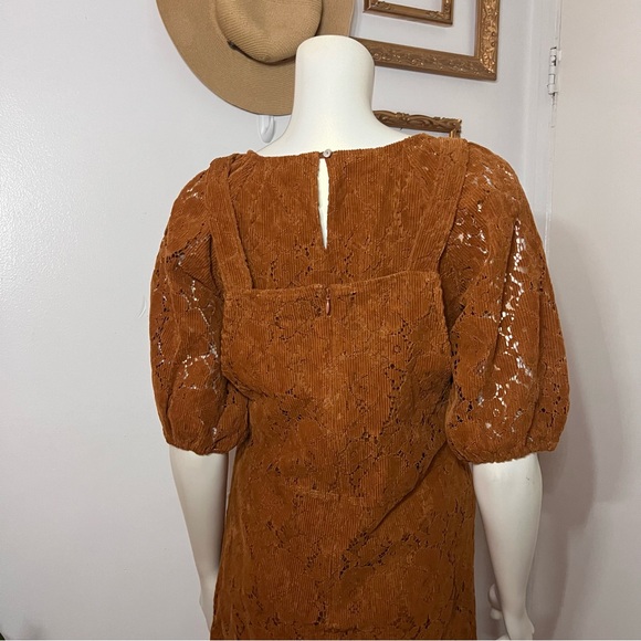 HTF Anthropologie DOLAN Collection Hattie Corduroy Overall Dress & Blouse Small - Picture 10 of 16